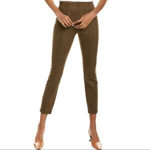 Nordstrom Blank NYC Faux Suede Legging - In The Forest Olive Green NWT